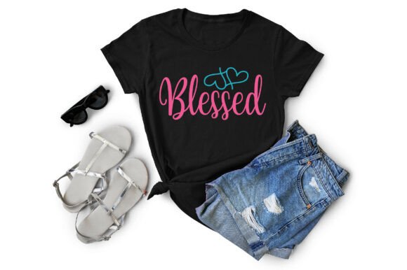 Blessed Quote SVG PNG for Festive Branding