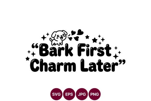 Cute Dog Quote SVG Design Graphics