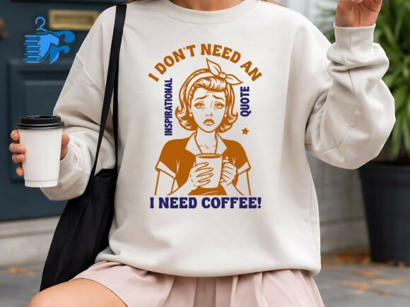 Fun Coffee Quote SVG Design