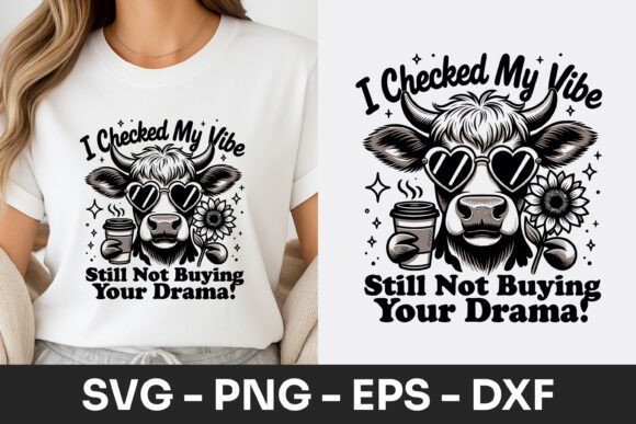 Funny Cow Sarcastic Quote Graphics for Digital Selling
