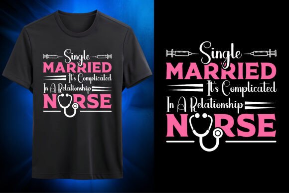 Its Complicated Nurse Funny Quote SVG for Graphics and T-Shirt Designs