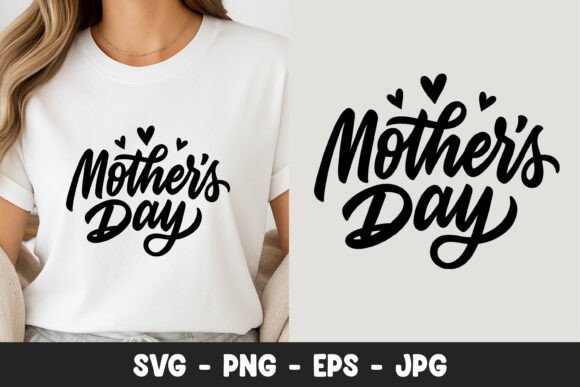 Mothers Day Cute Script Quote Graphics for Branding